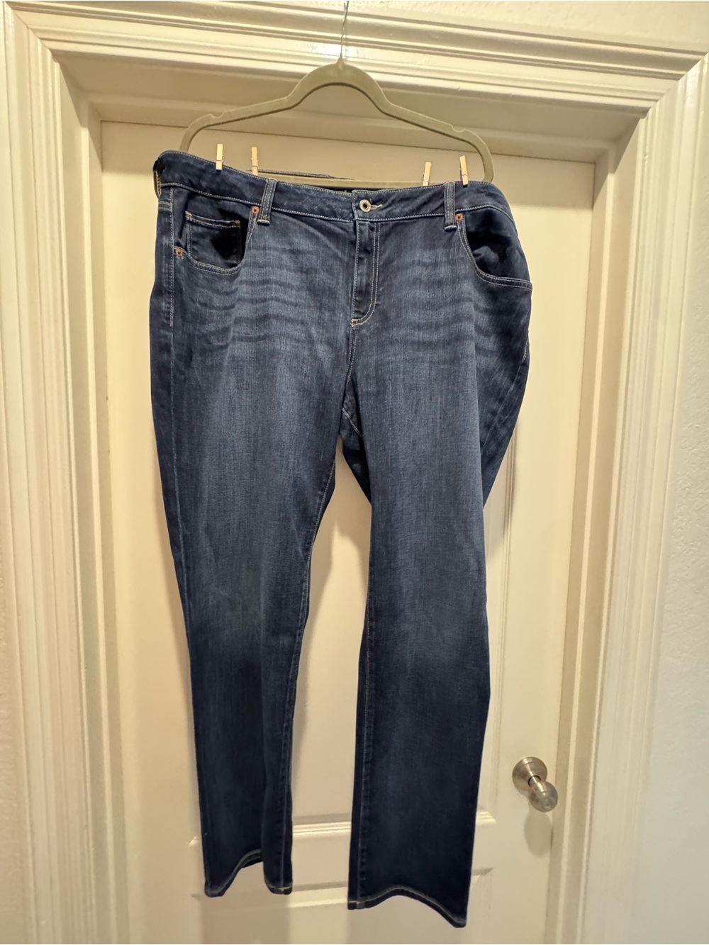 Lucky Brand Sz 18W Ginger Skinny Dark Indigo Curvy Jeans